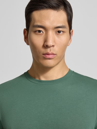 RAGMAN Shirt met lange mouwen en geribde ronde hals Olijfgroen - 3