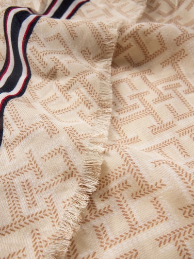 Tommy Hilfiger Tuch aus Baumwoll-Modal-Mix Beige 2