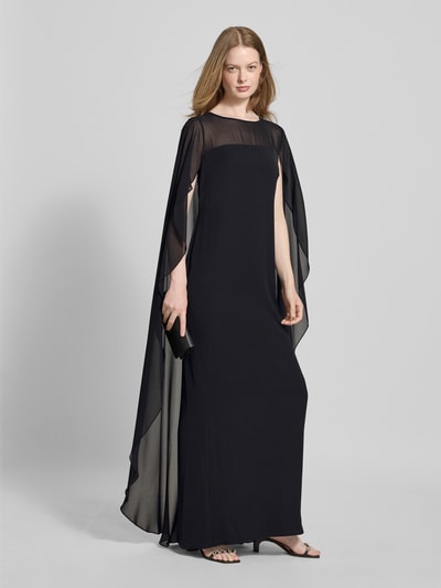 Lauren Ralph Lauren Abendkleid aus fließendem Stoff Modell 'LAVATI' Black 1