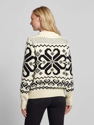 Dale of Norway Norwegerpullover mit Rundhalsausschnitt Modell 'FALKEBERG' Offwhite 5