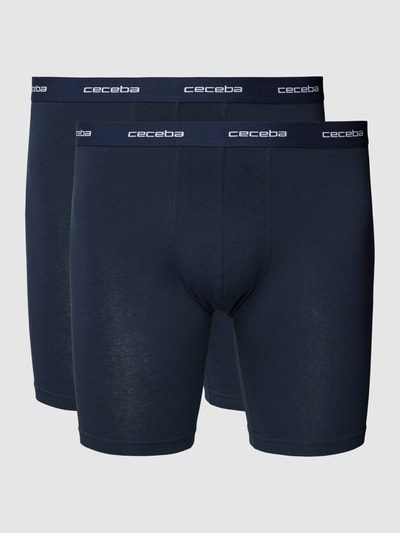 Ceceba Plus PLUS SIZE Trunks im 2er-Pack mit elastischem Bund Modell 'MONZA' Dunkelblau 1