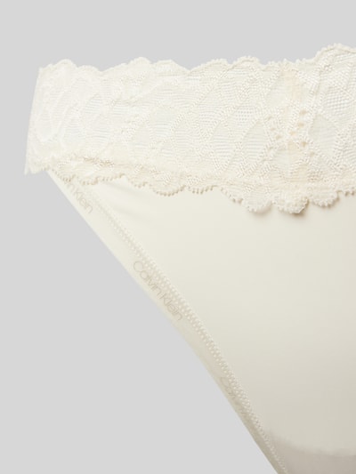 Calvin Klein Underwear Slip met kanten details Offwhite - 2