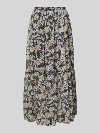 Weekend Max Mara Seidenrock mit Eingrifftasche Black 2