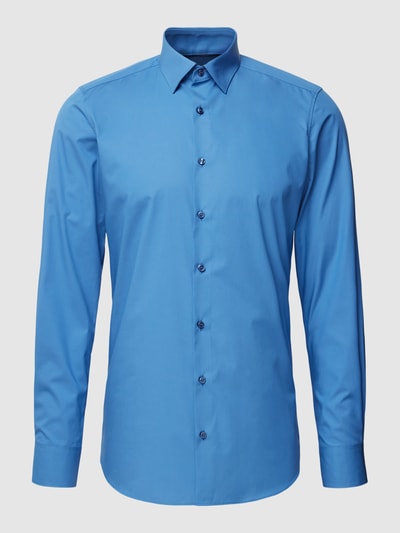 OLYMP Level Five Body Fit Business-Hemd mit Kentkragen Blau 2