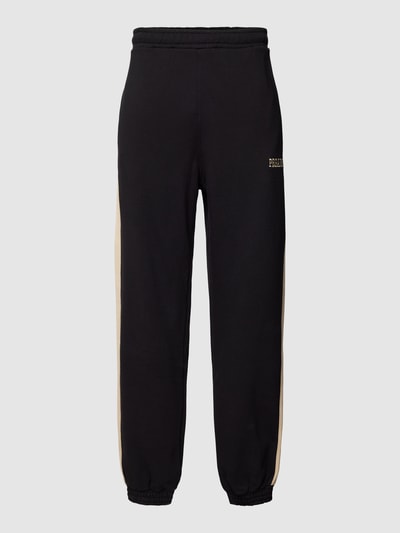 Pegador Sweatpants met galonstrepen, model 'Aytoun' Zwart - 2