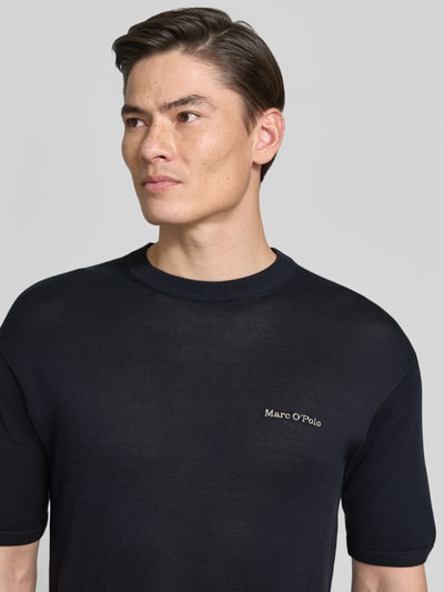 Marc O'Polo Regular Fit T-Shirt aus reiner Baumwolle Marc O'Polo × DFB Travel Collection Dunkelblau 3