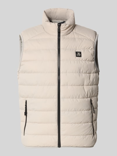 Marc O'Polo Regular Fit Steppweste aus wasserabweisendem Material Hellgrau 2