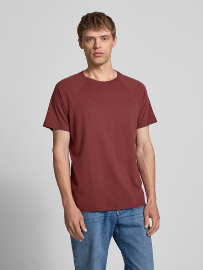 REVIEW T-shirt z raglanowymi rękawami Rdzawoczerwony 4