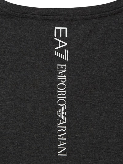 EA7 Emporio Armani T-Shirt mit Logo-Details  Mittelgrau 4