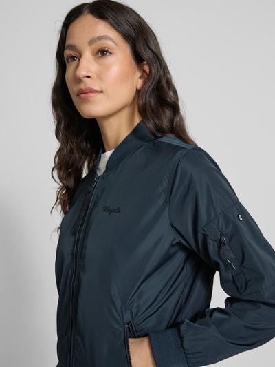 khujo Bomberjacke mit Label-Print Modell 'CEND' Marine 3