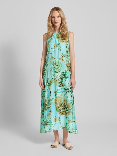 Emily Van den Bergh Maxikleid aus Viskose mit floralem Muster Ocean 4