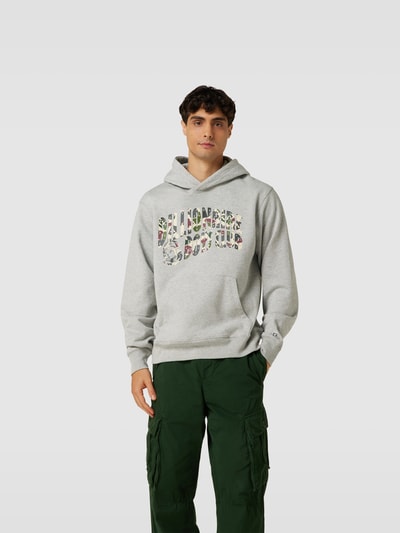 Billionaire Boys Club Hoodie mit Label-Print Hellgrau 4