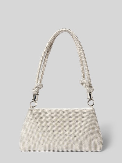 Jake*s Cocktail Handtasche mit Strukturmuster und Schultergurt Silber 2