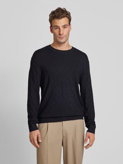 ARMANI EXCHANGE Strickpullover mit Rundhalsausschnitt Marine 4