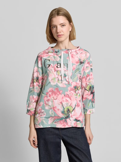 Betty Barclay Sweatshirt mit 3/4-Arm und Kordelzug Rose 4