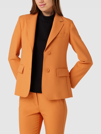 Weekend Max Mara Blazer met reverskraag, model 'UVA' Oranje - 4