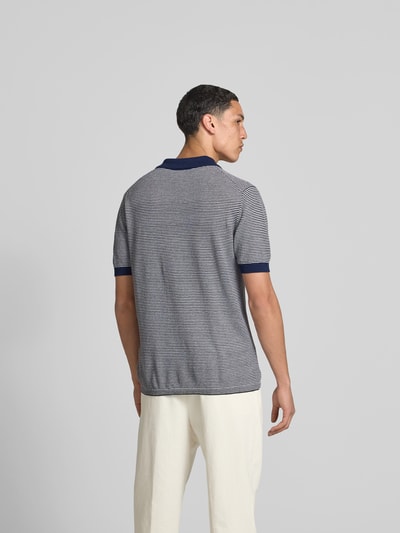 Closed Poloshirt mit kurzer Knopfleiste Bleu 5