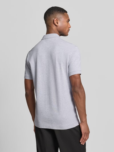 Lacoste Koszulka polo o kroju regular fit z mieszanki bawełny Jasnoszary 5