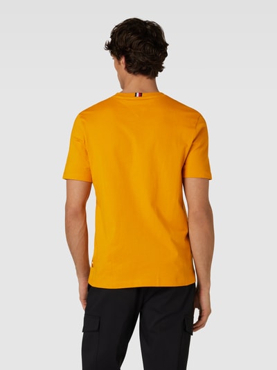 Tommy Hilfiger T-shirt met labelprint Oranje - 5