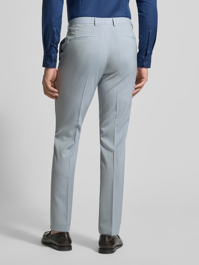 HUGO Super Slim Fit Anzughose aus Schurwoll-Mix Modell 'HESTEN' Hellblau 5