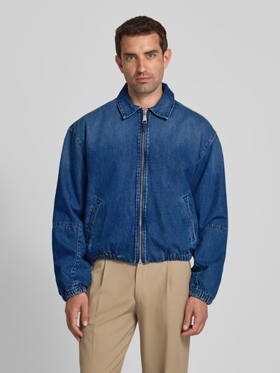 Edwin Jeansjacke mit Kentkragen Jeansblau 4