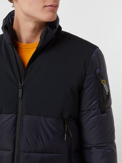 National Geographic Steppjacke mit Reißverschlusstaschen  Marine 3