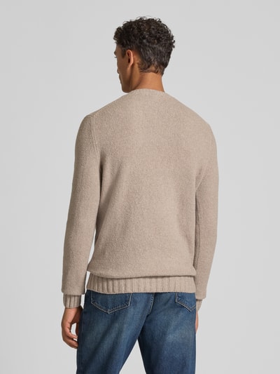 Cinque Gebreide pullover met V-hals, model 'UPO' Beige - 5