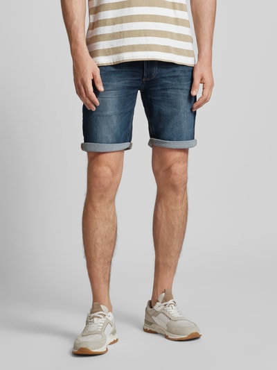 camel active Slim Fit Jeansshorts im 5-Pocket-Design Marine 4