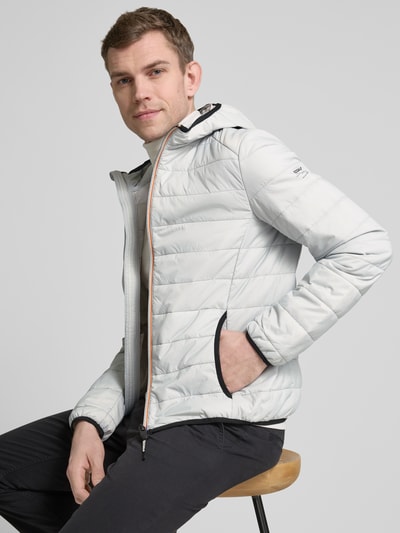 ECOALF Steppjacke mit Kapuze Modell 'ATLANTICOALF' Silber 3