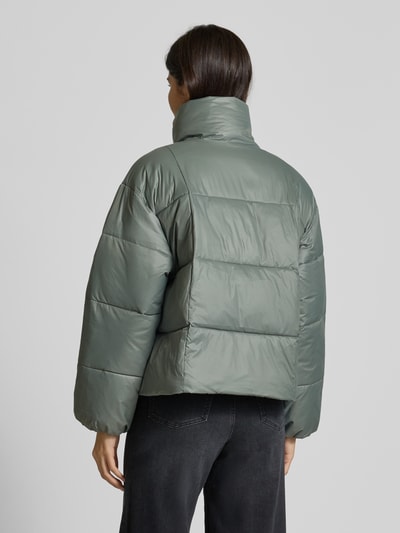 mbyM Gewatteerd jack met opstaande kraag, model 'Seraphina' Rietgroen - 5