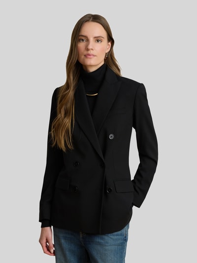 Lauren Ralph Lauren Regular Fit Longblazer aus Wolle mit Schulterpolstern Black 4
