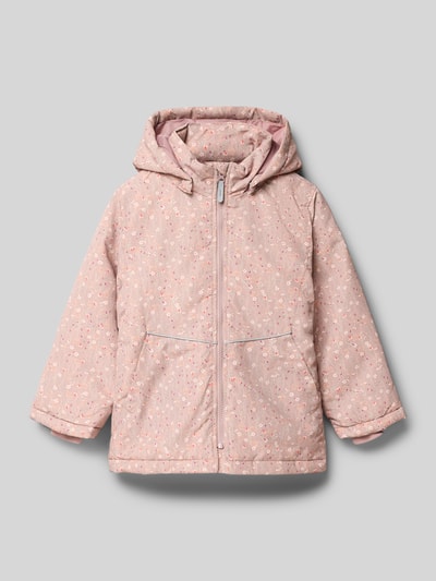 Name It Regular Fit Jacke mit floralem Allover-Print Modell 'Maxi' Altrosa 1