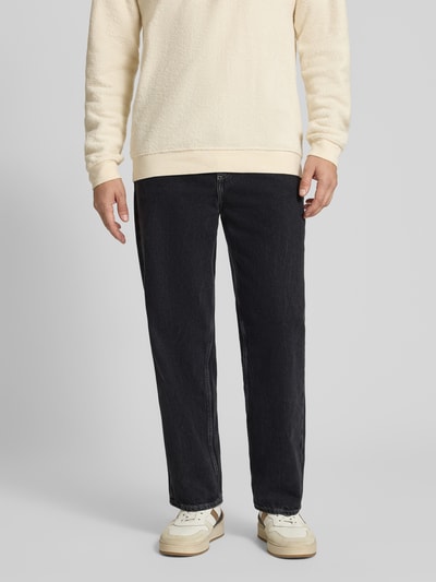 American Vintage Jeansy z 5 kieszeniami model ‘YOPDAY’ Czarny 4