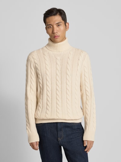 Polo Ralph Lauren Loose Fit Strickpullover aus Woll-Kaschmir-Mix Ecru 4