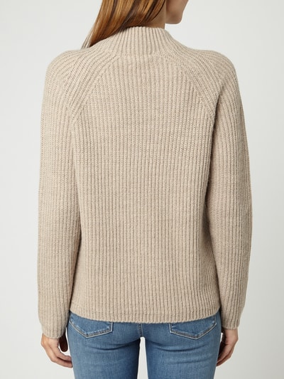 Jake*s Casual Pullover met raglanmouwen Camel - 5