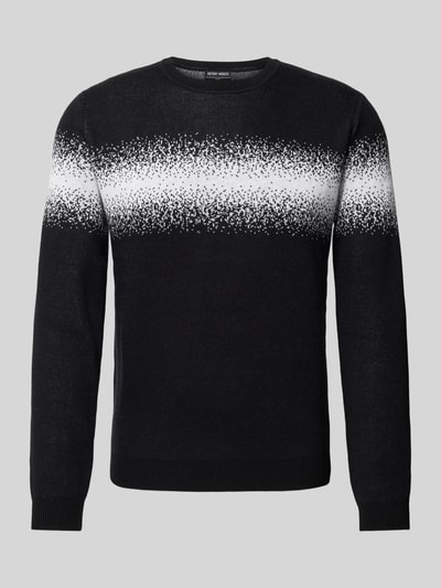 Antony Morato Gebreide pullover met ronde hals Zwart - 2