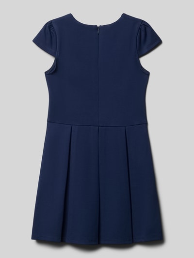 Guess Sukienka mini z detalem z logo Granatowy 3