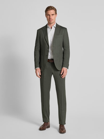Jake*s Slim Fit Business-Hemd mit Kentkragen Hellgruen 1