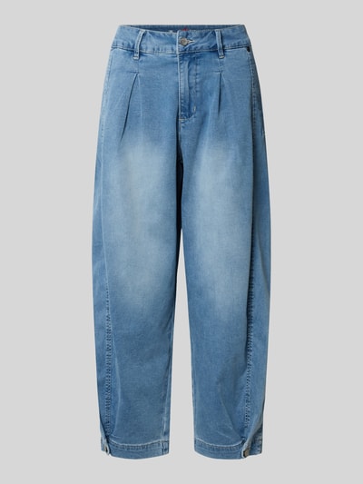 Buena Vista Barrel Fit Jeans mit Eingrifftaschen Modell 'Alba Cozy' Hellblau 1