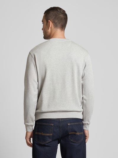 Scotch & Soda Sweatshirt mit gerippten Abschlüssen Hellgrau 5