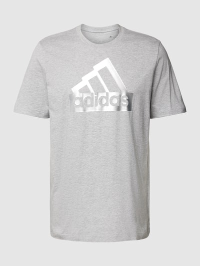 ADIDAS SPORTSWEAR T-Shirt mit Logo-Print Hellgrau 2