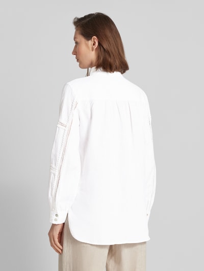 Christian Berg Woman Bluse mit Häkelspitze Weiss 5