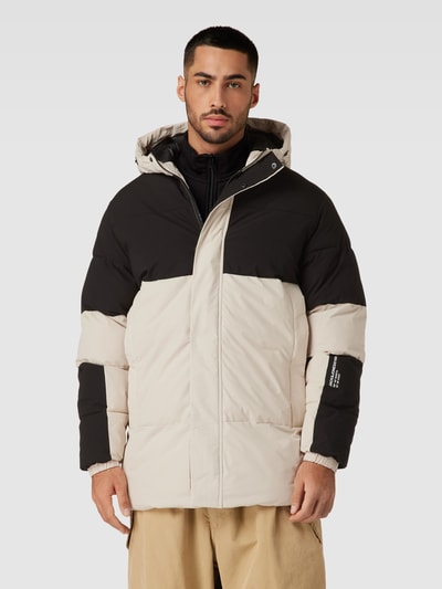 Jack & Jones Steppjacke mit Kapuze Modell 'FORCE' Offwhite 4