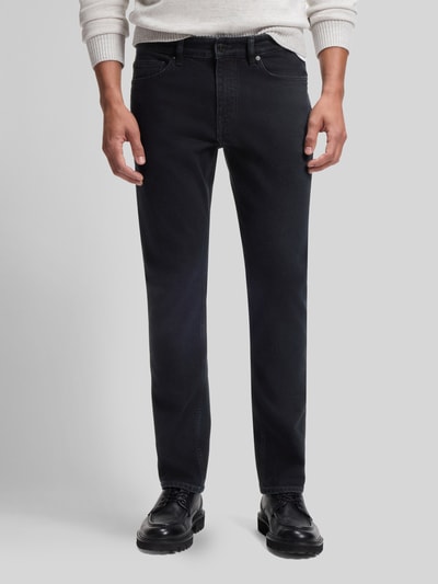 BOSS Orange Slim Fit Jeans mit Label-Patch DELAWARE Marine 4