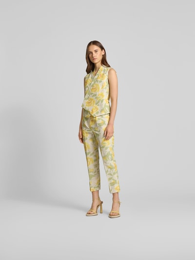 Kenzo Stoffhose mit Bundfalten GELB 1