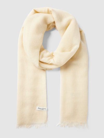 Marc O'Polo Schal mit ausgefransten Abschlüssen Beige 2