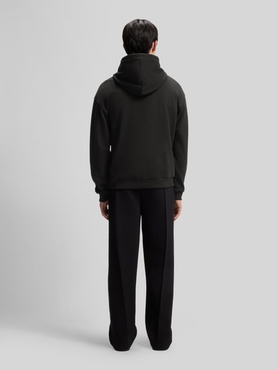 HUGO Regular Fit Hoodie aus reiner Baumwolle Modell 'Diflowhood' Black 5