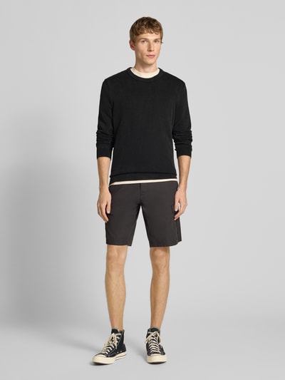 Marc O'Polo Denim Regular fit pullover van puur katoen Zwart - 1