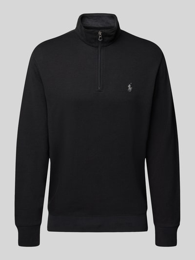 Polo Ralph Lauren Sweatshirt mit Label-Stitching Black 2