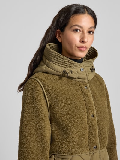 Fuchs Schmitt Jacke mit Knopfleiste und Eingrifftaschen Khaki 3